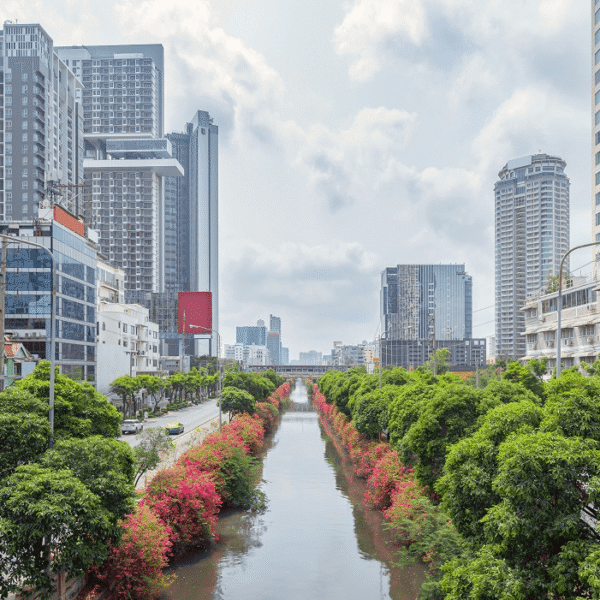 Rain-Filled Pavements and Puddle Reflections on Bangkok’s Forgotten Streets